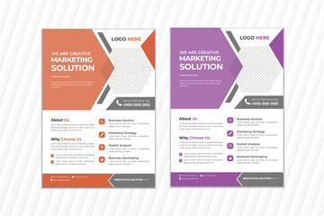 Creative Corporate & modern business flyer template,perfect for creative professional business.