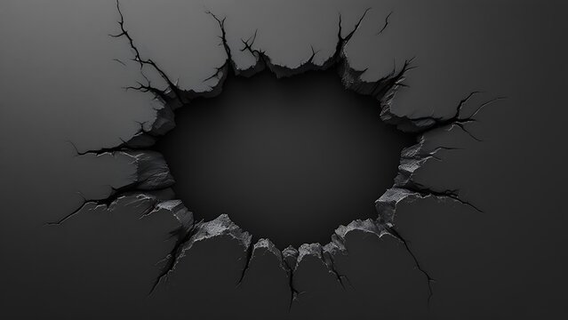 Black hole breaking through black wall