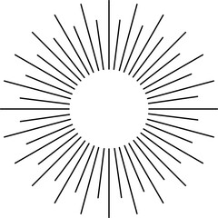 Obraz premium Sunburst set. Big collection sunburst best quality. Vector