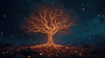 Glowing Circuit Tree Data Streams