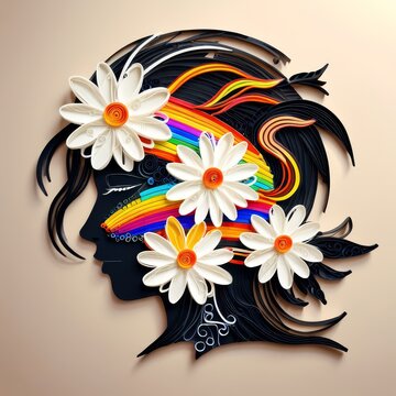 recommend clip art: 6 paper quilling designs from Surreal Collage featured, Abstract caricature silhouette stencil art с Леонардо
                    