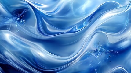 Obraz premium Smooth Wave Patterns for a Refined Abstract Background Wallpaper