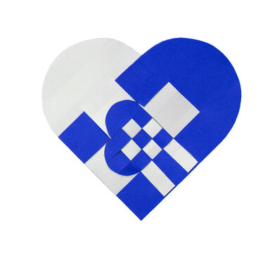 Typical danish christmas decoration made of paper