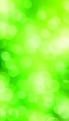 Obraz premium Green Blurred Bokeh Background. Created with generative AI technology