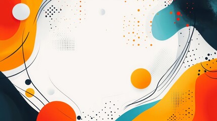 Fototapeta premium Minimalist abstract white background design in vector format.