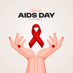 World AIDS Day Awareness Social Media Post
