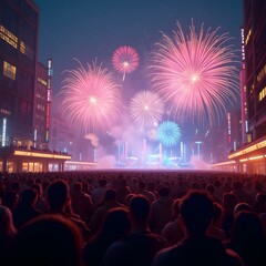 A Dazzling New Year&rsquo;s Eve Celebration with fireworks