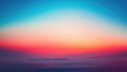 Obraz premium Sunrise or Sunset Background with Soft Light and Blue Sky, Abstract Nature Background for Design