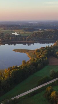 Untitled Sivers lake (sunrise time), Aulejas parish. Latgale. (Latvia)
