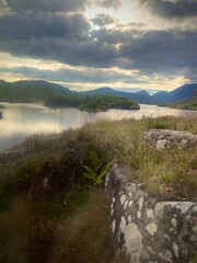 lake in the mountains