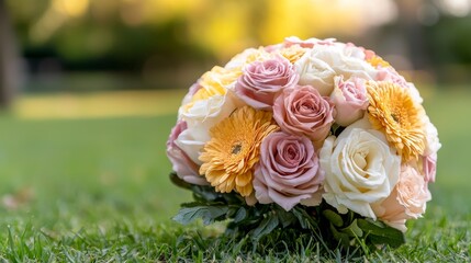 Brain Made of Blooming Flowers
