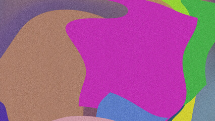 Colorful Gradient Background Enhanced by Grainy Noise Texture – Smooth Fluid Shapes for a Futuristic Poster Design with a Unique and Modern Visual Appeal