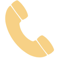 khaki phone call icon