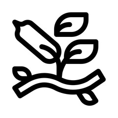 Vanilla Leaf line icon