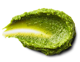 Pesto sauce paste isolated