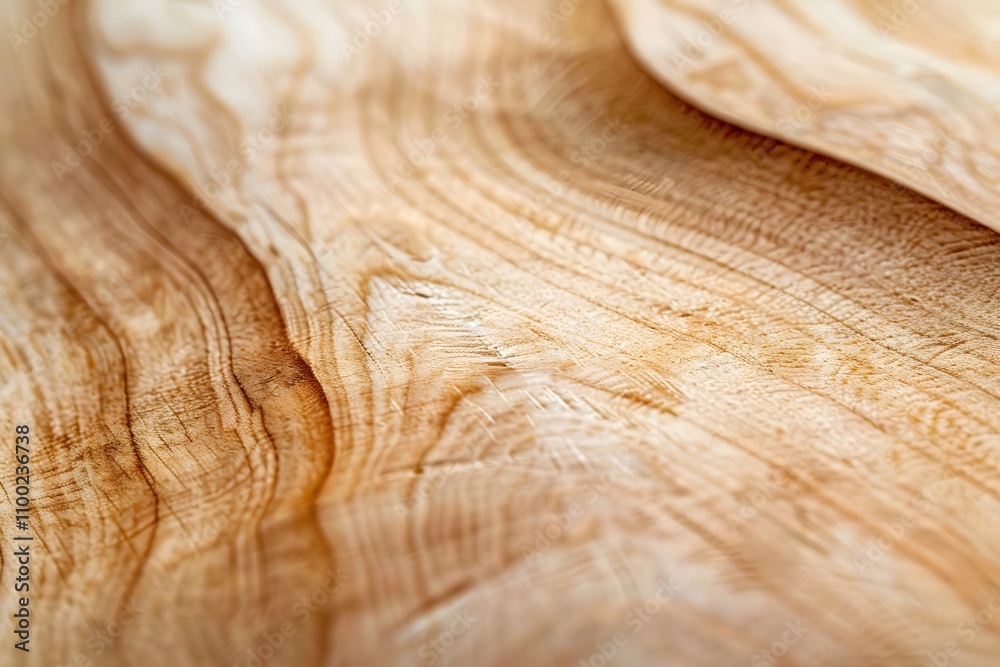 Aufkleber close-up of natural wood grain with detailed texture showcasing unique patterns and warm tones for r