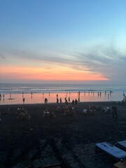 Obraz premium sunset over the sea