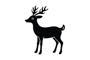 Fototapeta premium Christmas Deer Vector