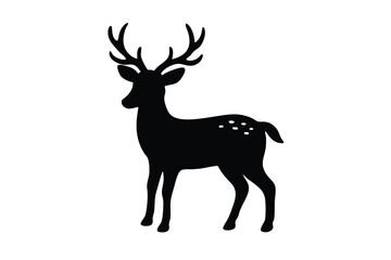 Obraz premium Christmas Deer Vector