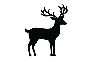 Fototapeta premium Christmas Deer Vector
