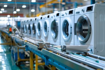 Production line of washing machines