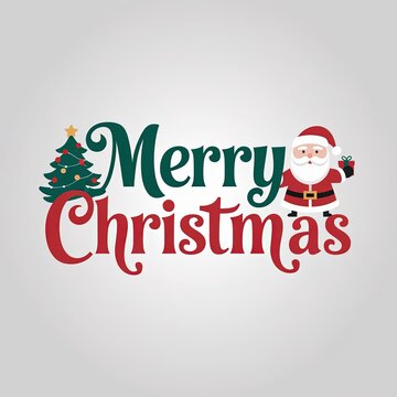 Vintage Christmas text.