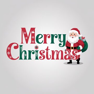 Vintage Christmas text.