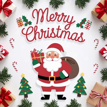 Vintage Christmas text.