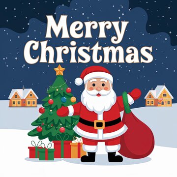 Vintage Christmas text.