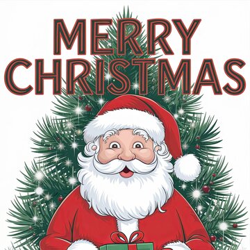 Vintage Christmas text.