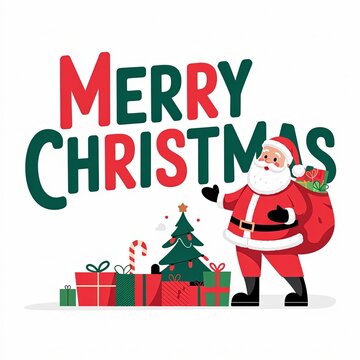 Vintage Christmas text.