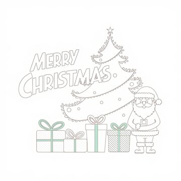 Vintage Christmas text.