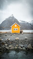 house in the mountains