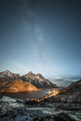 milkyway in the mountains