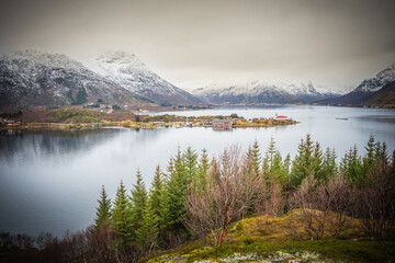 lake in the mountains