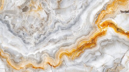 Fototapeta premium Swirling grey and gold marble texture. Elegant and luxurious background.