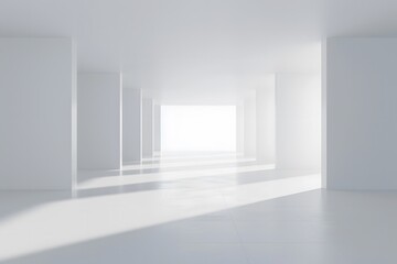 Fototapeta premium Matte white background offering a minimalistic and refined design canvas