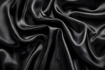 Fototapeta premium Deep black background with velvety matte texture for a luxurious design aesthetic