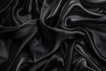 Obraz premium Black background with rich velvety matte texture perfect for premium design projects .