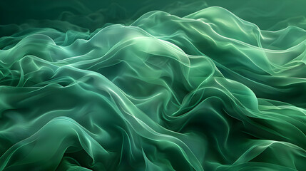 Obraz premium Abstract Green Fabric Background