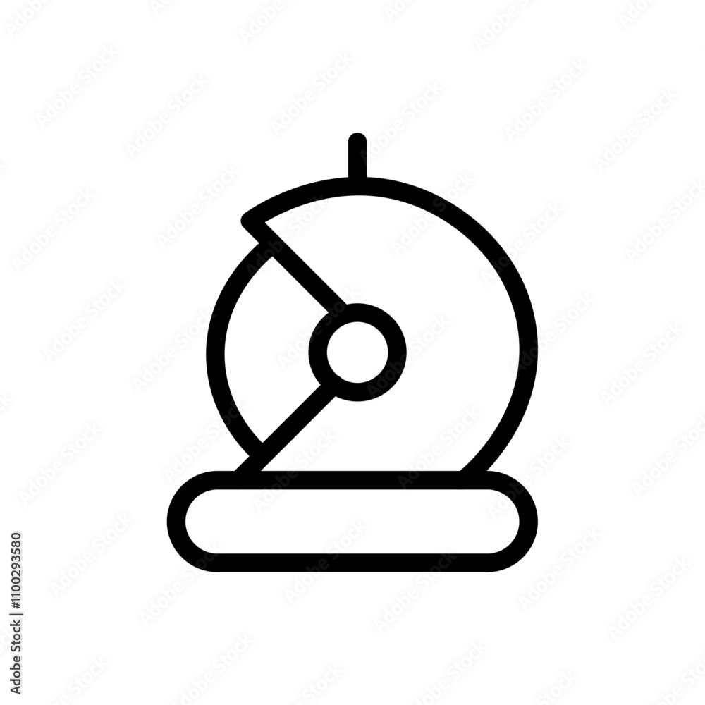 Poster Astronaut or cosmonaut icon Outline vector for web ui