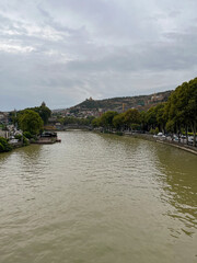 Fototapeta premium The beautiful ancient city of Tbilisi in September