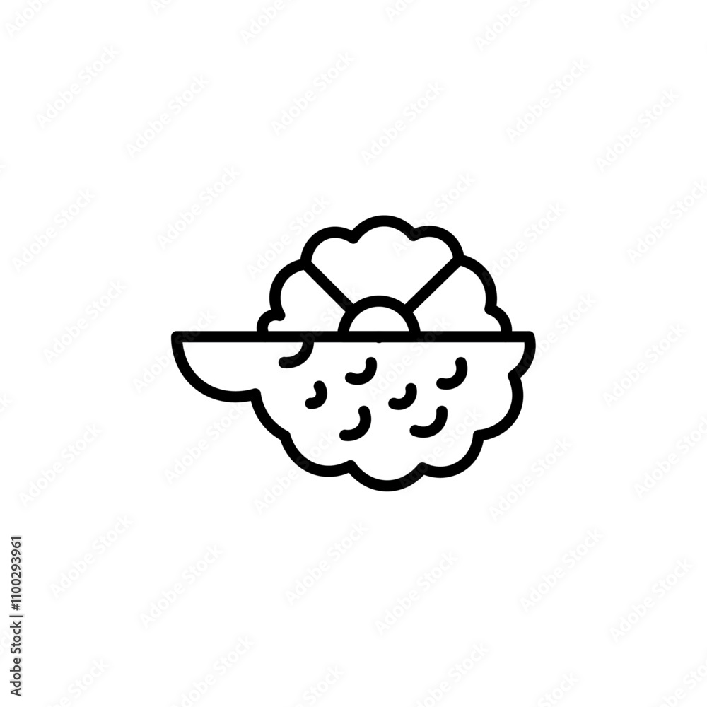 Poster bergamot icon Outline vector for web ui