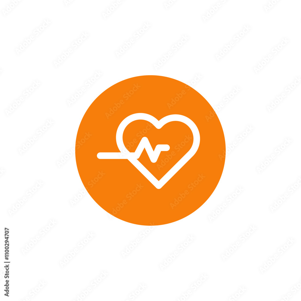Aufkleber Cardiology icon Outline vector for web ui