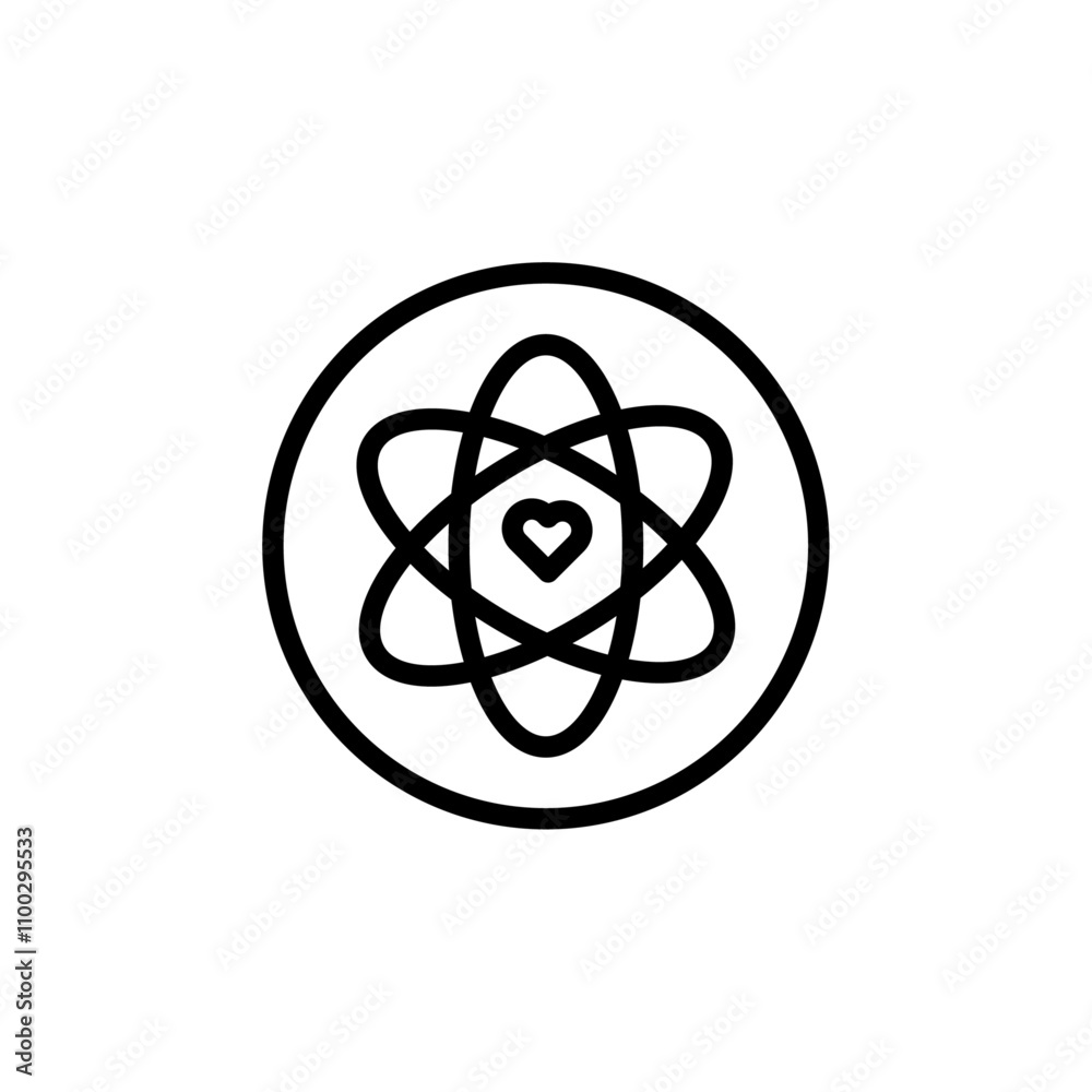 Aufkleber Core Values icon Outline vector for web ui