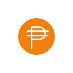 Obraz premium Cuba peso icon Outline vector for web ui