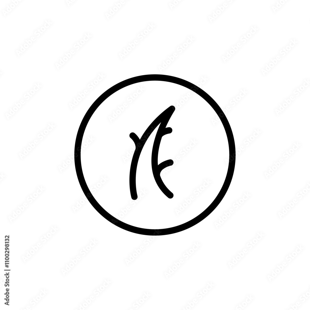 Poster Hair Split Ends icon Outline vector for web ui