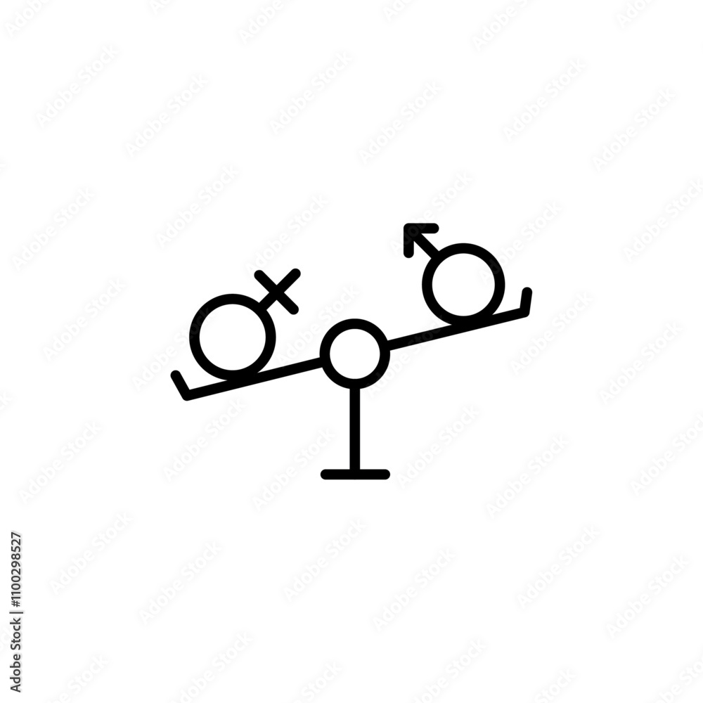 Aufkleber Hormone imbalance icon Outline vector for web ui