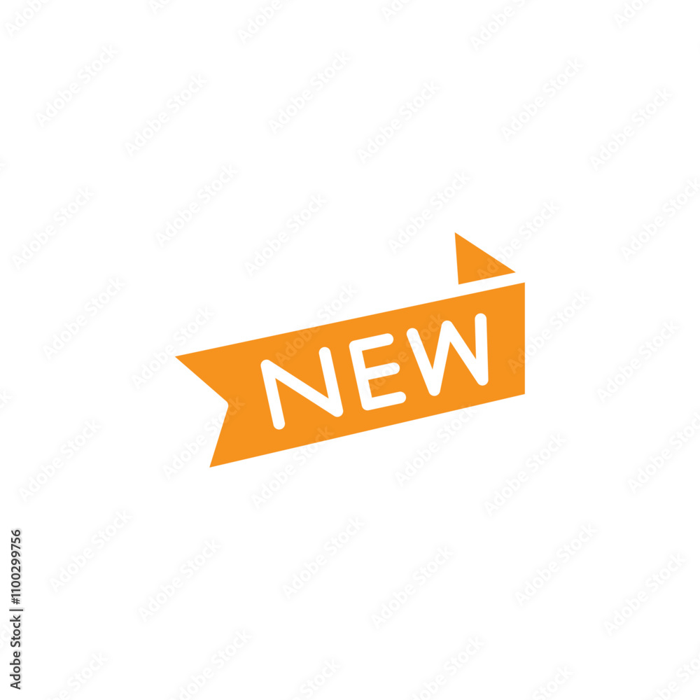 Aufkleber New symbol icon Outline vector for web ui