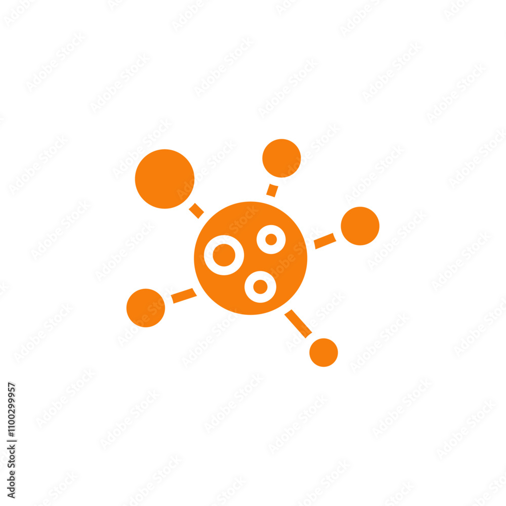 Aufkleber Oncology department icon Outline vector for web ui